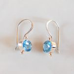 Blue Topaz Earrings -EBA0007BT/N190