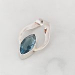 Blue Topaz Pendant - PBA0014BT/N84