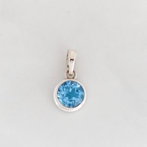 Blue Topaz Pendant -PBA0021BT/N125