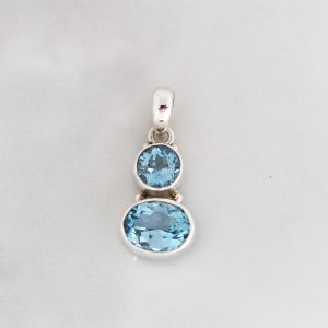 Blue Topaz Pendant -PBA0023BT/N144