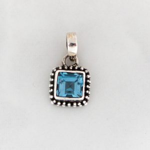 Blue Topaz Pendant -PBA0026BT/N110