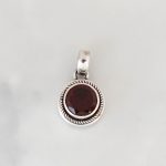 Garnet Pendant - PBA0025GRT/N168
