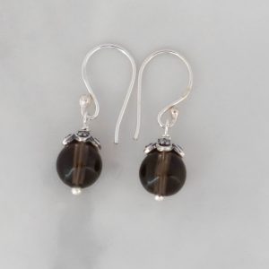 Smoky Quartz Earrings -EBA0009SMQ/N93