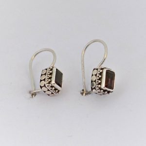 Garnet Earrings -EBA0040GRT/N165