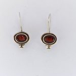 Garnet Earrings -EBA0045GRT/N189