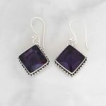 Amethyst Earrings - EBA0013AMT/N275