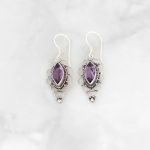 Amethyst Earrings - EBA0028AMT/N228
