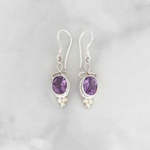 Amethyst Earrings - EBA0040AMT/N253