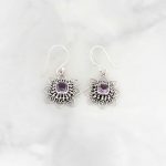 Amethyst Earrings - EBA0049AMT/N232