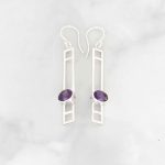 Amethyst Earrings - EBA0055AMT/N243