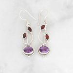 Amethyst Earrings - EBA0059AMT/N364