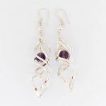 Amethyst Earrings - EBA0068AMT/N350