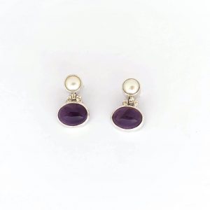 Amethyst Earrings - EBA0110AMT/N98