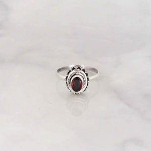 Garnet Ring - RBA0028GRT/N154