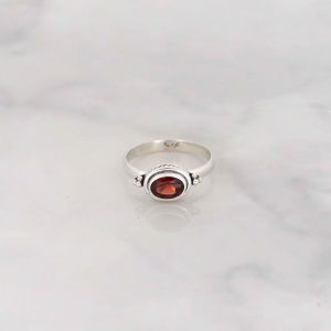 Garnet Ring - RBA0030GRT/N126