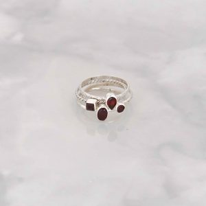Garnet Ring - RBA0043GRT/N234