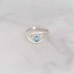 Blue Topaz Ring - RBA0036BT/N138