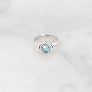 Blue Topaz Ring - RBA0038BT/N130