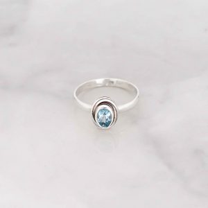 Blue Topaz Ring - RBA0042BT/N132
