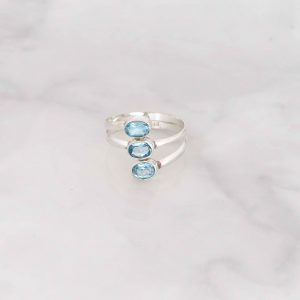 Blue Topaz Ring - RBA0043BT/N230