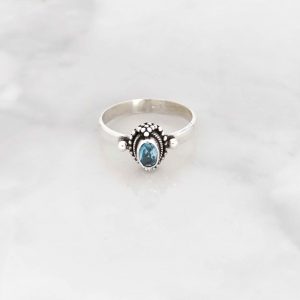 Blue Topaz Ring - RBA0046BT/N158