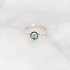 Blue Topaz Ring - RBA0047BT/N47