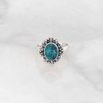 Turquoise Ring - RBA0012TQ/N180