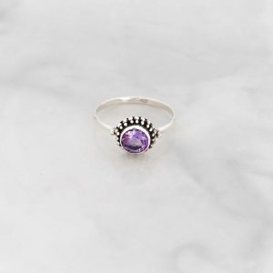 Amethyst Ring - RBA0043AMT/N135