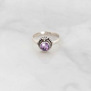 Amethyst Ring - RBA0044AMT/N140