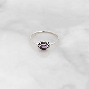 Amethyst Ring - RBA0045AMT/N144