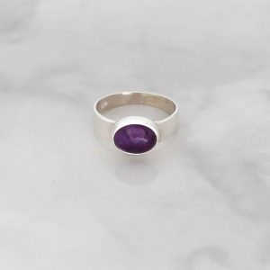 Amethyst Ring - RBA0047AMT/N187