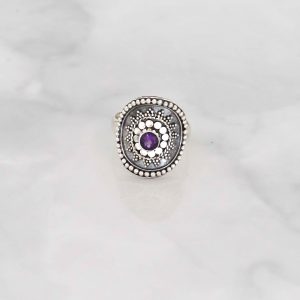 Amethyst Ring - RBA0049AMT/N325