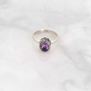 Amethyst Ring - RBA0051AMT/N130