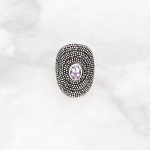 Amethyst Ring - RBA0053AMT/N425