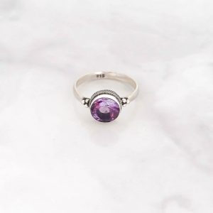 Amethyst Ring - RBA0058AMT/N185