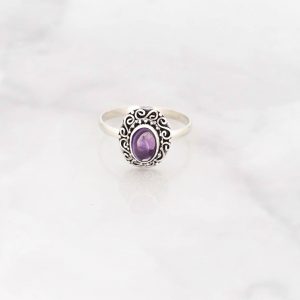 Amethyst Ring - RBA0060AMT/N138