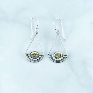 Citrine Earrings -EBA0033CTR/N175