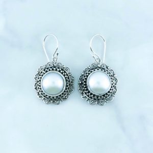 Pearl Earrings - EBA0086PL/N550