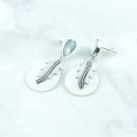 Mother Of Pearl Earrings - EBA0013MOP/N162