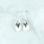 Mother Of Pearl Earrings - EBA0017MOP/N88