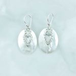 Mother Of Pearl Earrings - EBA0024MOP/N78