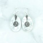 Mother of Pearl Earrings - EBA0039MOP/N138