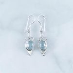Blue Topaz Earrings -EBA0070BT/N172