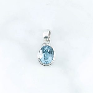 Blue Topaz Pendant - PBA0047BT/N180