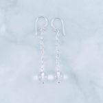 Clear Quartz Earrings - EBA0023CLQ/N80