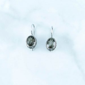 Smoky Quartz Earrings -EBA0024SMQ/N185