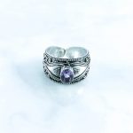 Amethyst Ring - RBA0069AMT/N168