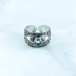 Blue Topaz Ring - RBA0052BT/N190