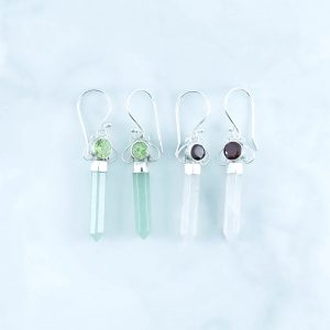 Rose Quartz Earrings - EBA0024RQ/N165