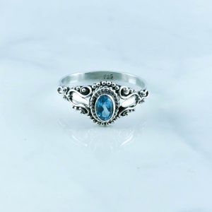 Blue Topaz Ring - RBA0049BT/N130